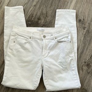 Loft white denim. Size 28 EUC. SF home